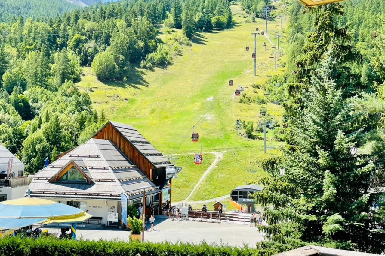 Serre-Chevalierstudio Terrace Next To Ski Slopes Saint-Chaffrey Exterior photo